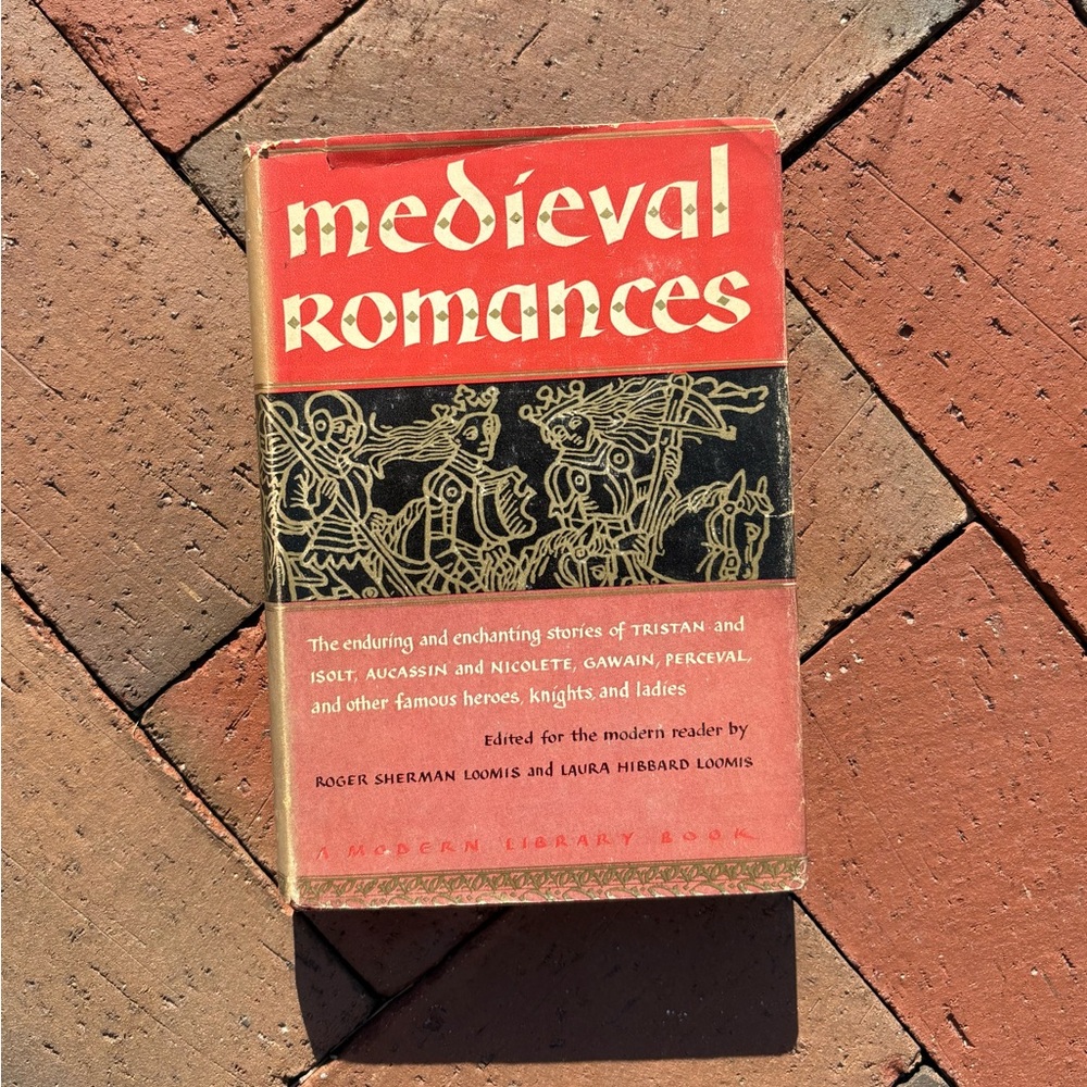 1957 Medieval Romances Modern Library Tristan Isolde Holy Grail Knights Chivalry